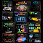 [World Premiere] Blackview BL9000 5G Rugged Smartphone 6.78" 2.4K FHD+ Display (12+12)GB 512GB Mobile Phone 8800mAh With 120W