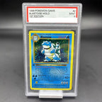 DIY 1999 PTCG GAME English Version 1ST EDITION CHARIZARD BLASTOISE Collection Card 10Points Rating Card Anime Game Card Gift Toy