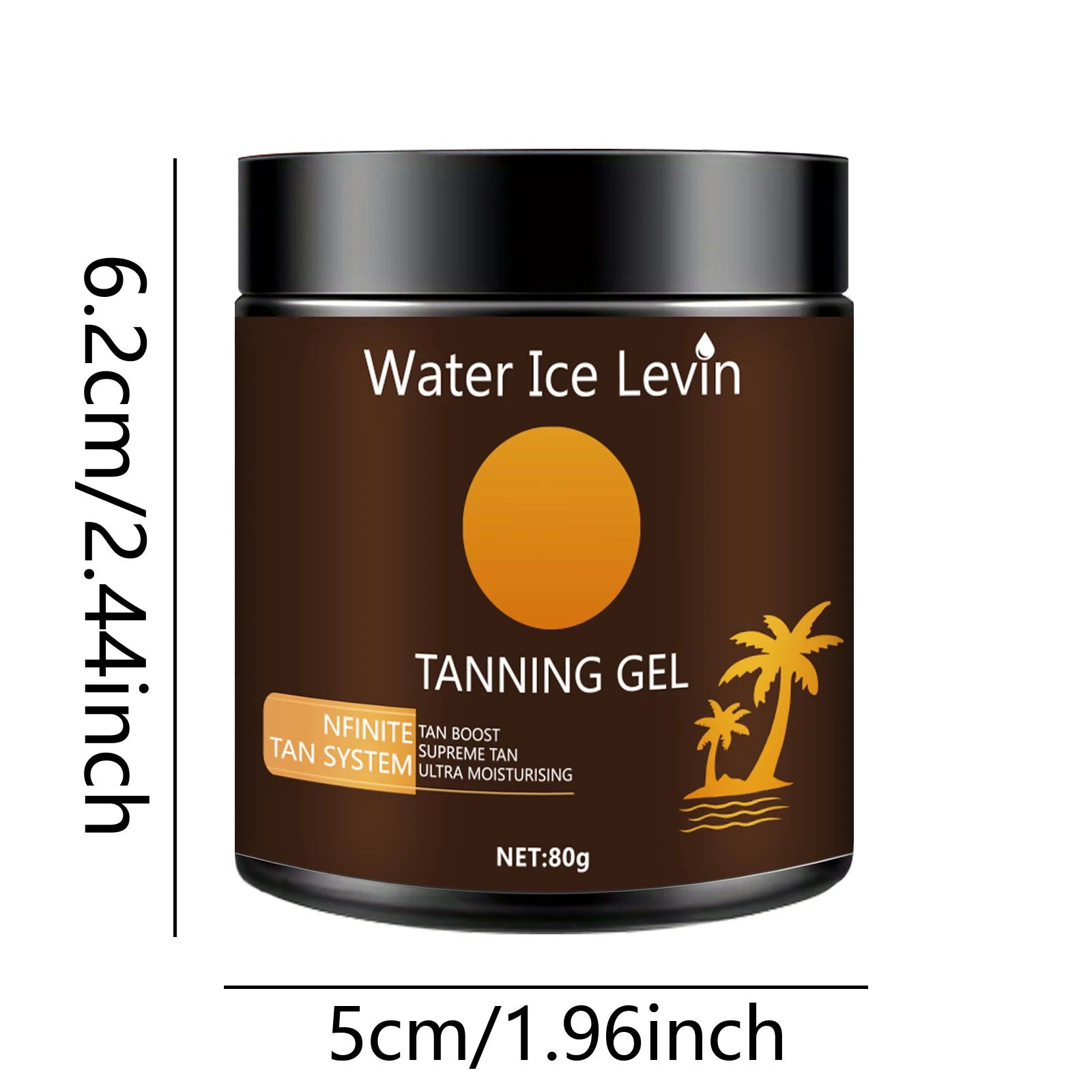 Natural Traceless Tanning Gel - Natural Ingredients, Traceless Deep Moisturizing, Suitable for Whole Body Quick-Absorbing Travel Portable Package, Suitable for Men and Women