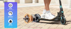 RCB R15 electric Scoot for children 8-16 years old, for children, for 8 kg, foldable, Double brake system, Max 16KM range