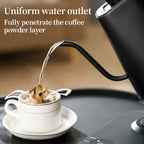 Electric Gooseneck Kettle 1000ML  Hand Brew Coffee Tea 1200W Pot Smart Teapot Temperature Control Pot Rapid Heating Kettle 220v