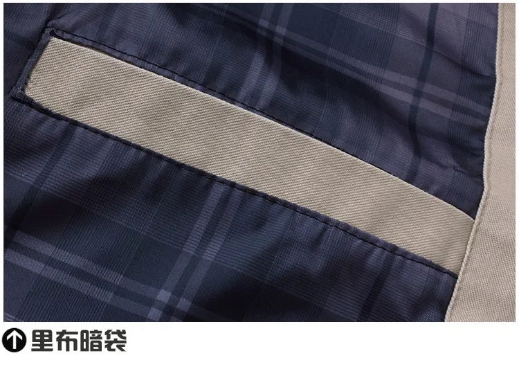 2023 new Pilot Bomber Jacket Coats Mens Cotton Cargo Jackets With Zipper Pockets Retro Casual Work Jacket Male Clothing Outwear