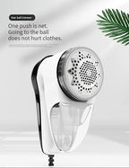 Household Clothes Shaver Fabric Lint Remover Fuzz Electric Fluff Portable Brush&blade Professional Rechargeable Lint Remover