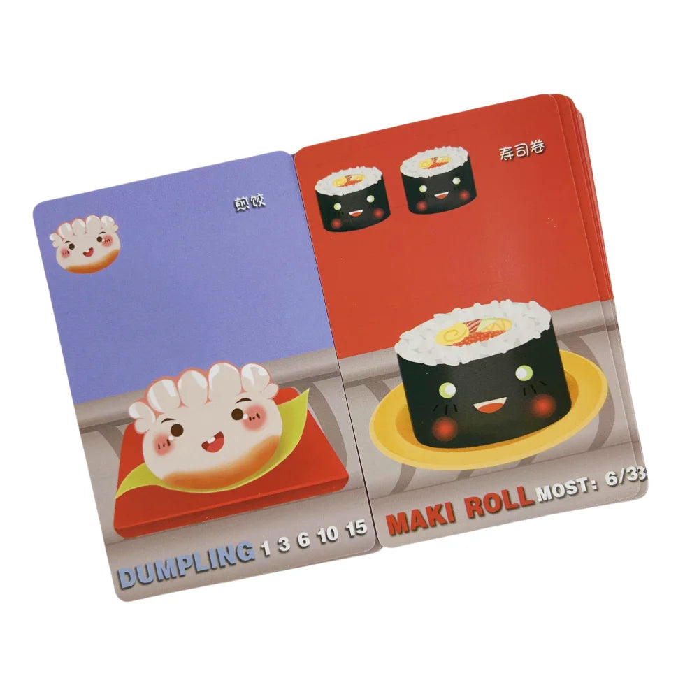 Sushi Go Party Family Gathering Game Card,Fun Card Game,Party Board Deck