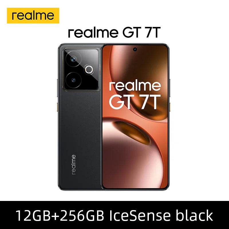 EU Version realme GT 7T 5G Smartphone Dimensity 8400-MAX 6.8inches 120Hz Display 7000mAh 120W SUPERVOOC Charge Camera  50MP