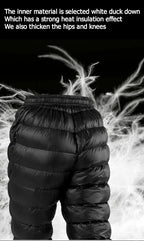 Naturehike Goose & Duck Down Pants Women Men's Winter Hiking Pants Outdoor Skiing Camping Trekking Thicken Waterproof Trousers