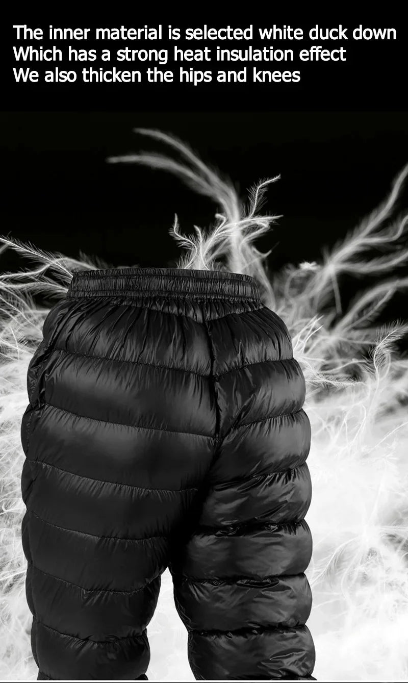 Naturehike Goose & Duck Down Pants Women Men's Winter Hiking Pants Outdoor Skiing Camping Trekking Thicken Waterproof Trousers