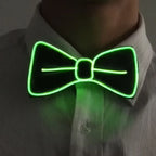 LED Glowing Bow Ties for Men Light Up Ties Personalized Night Club Concert Masquerade Accessory for Carnival Decor