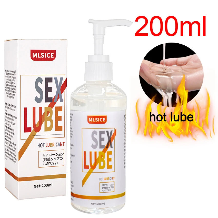 200ml Lubricant For Sex Semen Lube Vagina Man Anal Gay Personal Lubrication Intimate Sexual Water Based Gel Adult Products Shop