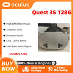 Oculus Quest3S 128G All-in-one Machine VR Glasses Meta Quest3 VR Motion Sensing Intelligent Helmet Game Machine Quest3s 128G