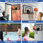 Ring Basketball Hoop Wall-mounted Indoor Training Home Kids Basketball Toy Mini Basketball Hoop Set For Kids Outdoor Games