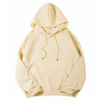 Women's Hoodies Pullover Spring Autumn Casual Hoodie 2026 Sweatshirts Solid Color Hoodies Oversize Black Sweatshirt Women Top