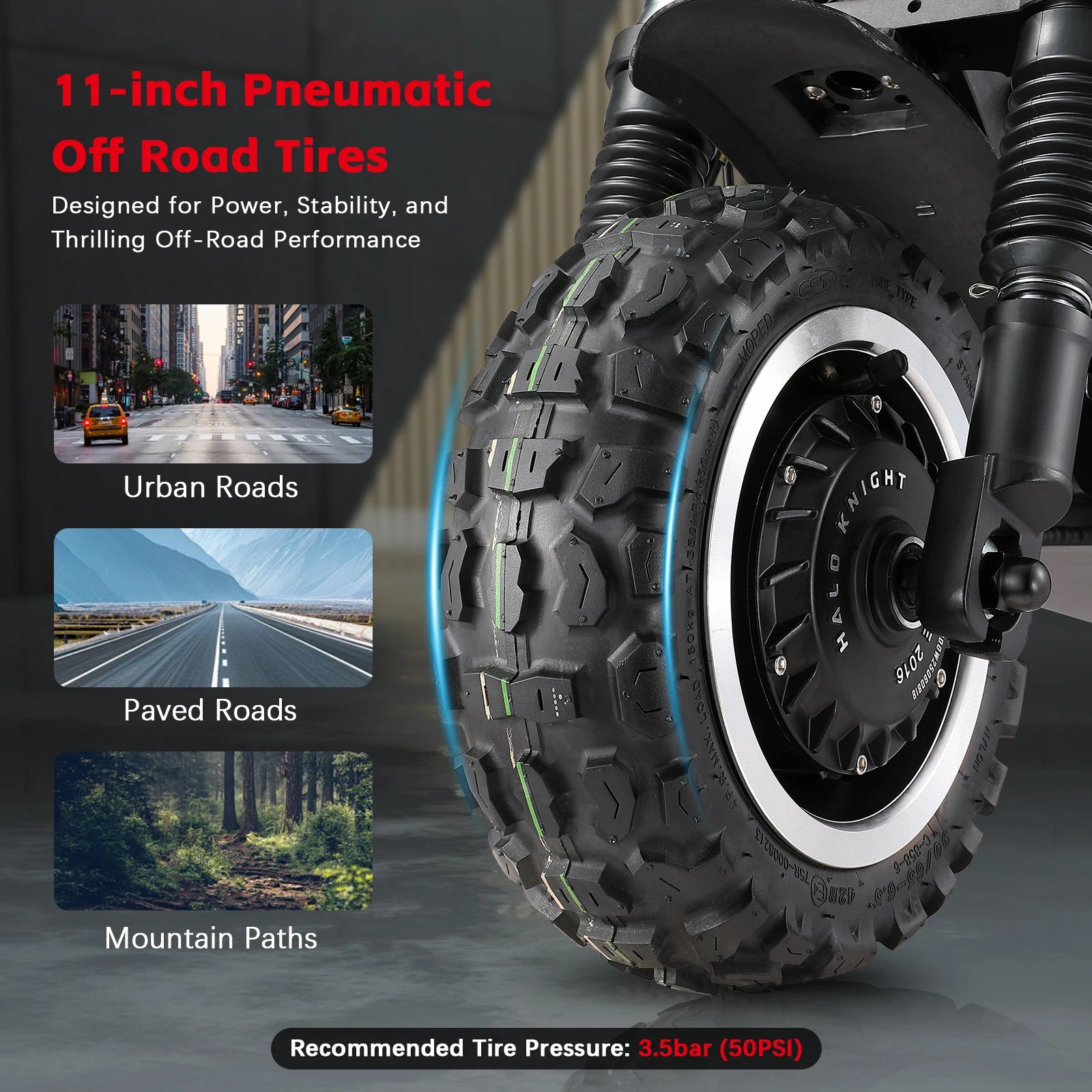 New HALO KNIGHT T107Pro Large Display Smart Escooter Adults 60V 38.4Ah Battery 3000W Dual Motor 95KM/H Powerful Electric Scooter