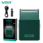 VGR Razor Rechargeable Shaver Professional Beard Trimmer Travel Hair Trimmers Reciprocating Shaving Machine for Men V-376