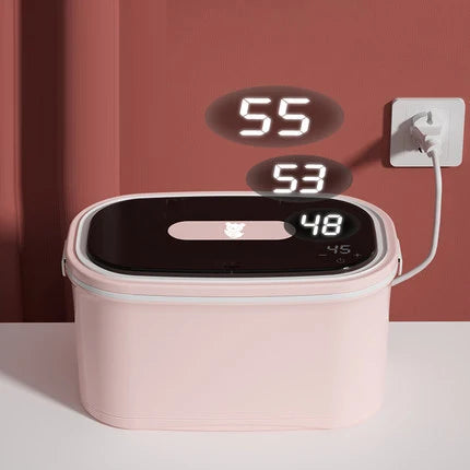 DMWD Household Wet Wipes Heaters Electric Baby Wet Tissue Warmer Portable Heating box Wet Towel Dispenser Thermostat 45-55℃ 220
