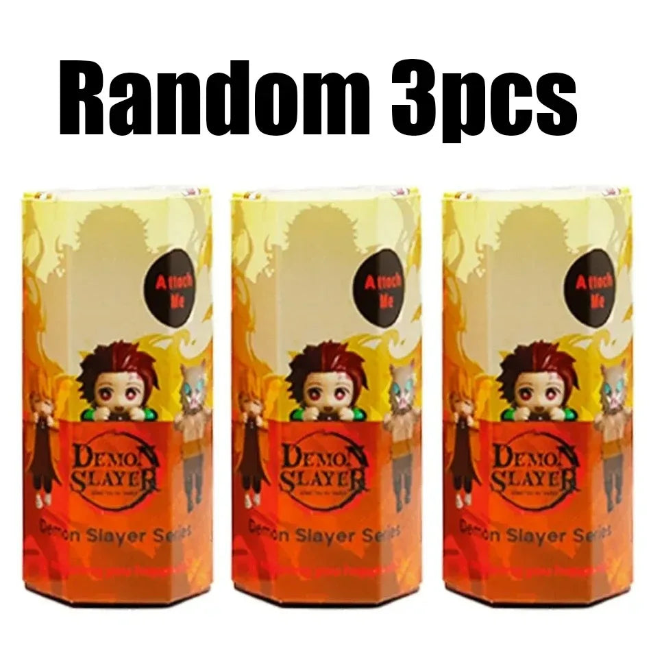 2025 Demon Slayer Hippers Blind Box Mini Action Figures Collectible Decoration Kids Toys Mystery Boxes Children Birthday Gifts