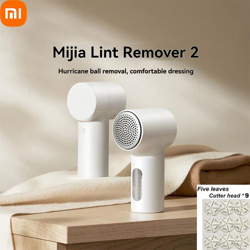 Xiaomi Mijia Lint Remover 2 Portable Electric Clothes Fuzz Pellet Trimmer Rechargeable Clothes Sweater Shaver 180-Minute Working