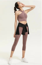 Gym Skirt Wrap Covering Buttocks Workout Fitness Wear Dance Ballet Skirts for Women Sport Yoga Dress Short Thigh Cover Skirt
