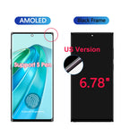 6.8“ Super AMOLED For Samsung Galaxy S23 Ultra S918 LCD Display Touch Screen Digitizer Assembly Support fingerprint and S-Pen