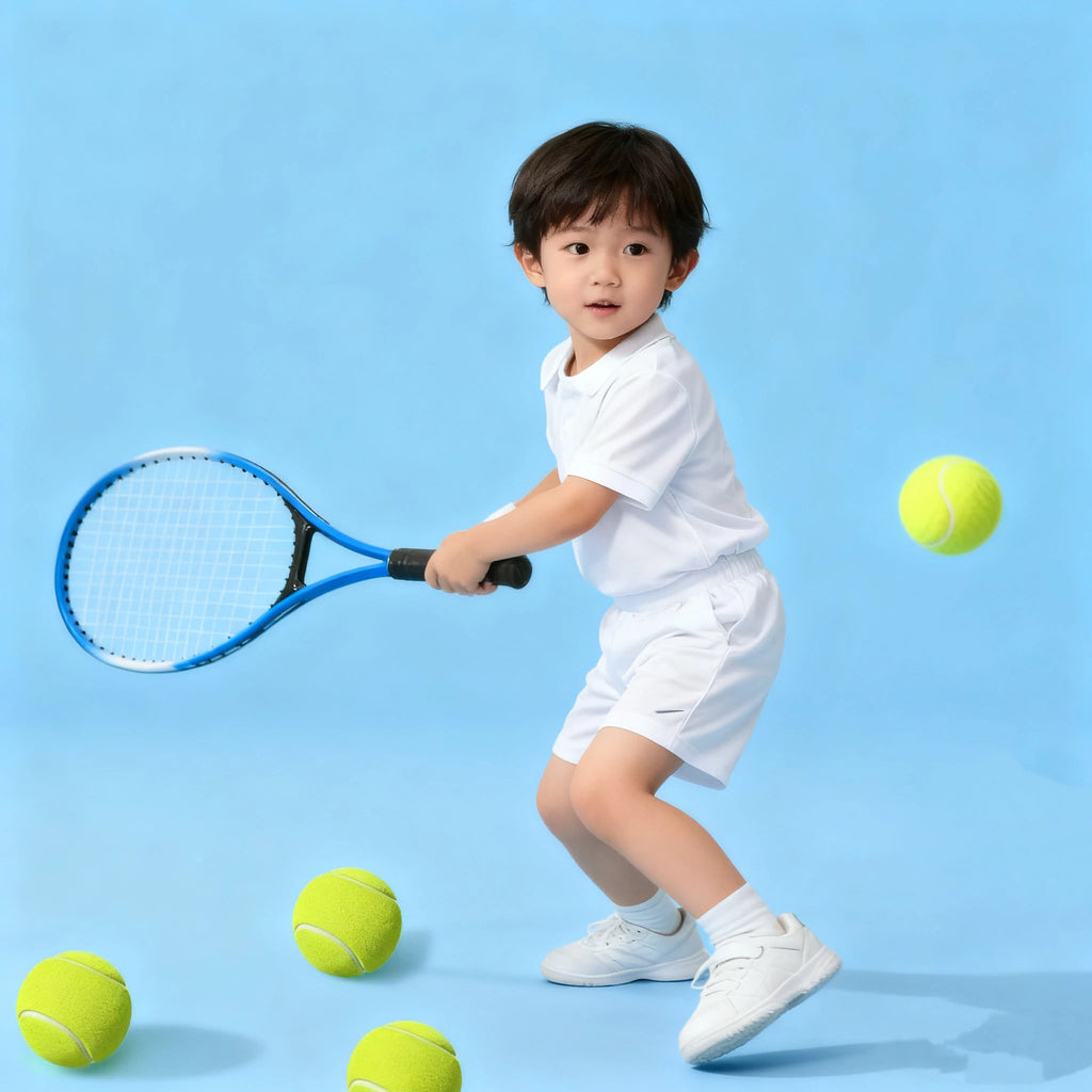 Red Blue Child Tennis Racket Training Professional Tennis Racquet Parent Child Interactive Shockproof Beginner Racquet Unisex