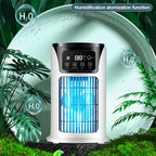 Multifunctional Evaporative Cooling Fan Portable Cold Air Conditioner Small Air Cooler Natural Air-cooled Fan for Desk