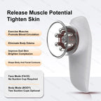 Electric Fat Cellulite EMS Removal Abdomen Massage Device Strong Suction Deep Tissue Body Sculpting Massager Tool Anti Cellulite