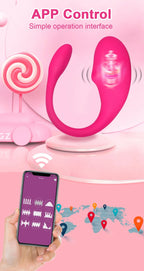 Wireless Bluetooth G Spot Vibrator for Women APP Remote Control Wear Vibrating Egg G Spot Clitoral Stimulator Sex Toys for Adult