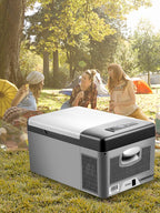 Sihao Mini Fridge Refrigerator Portable Car Freezer 15L/20L 12V/24V Compressor Cooler for Traveling Camping Outdoor Activities