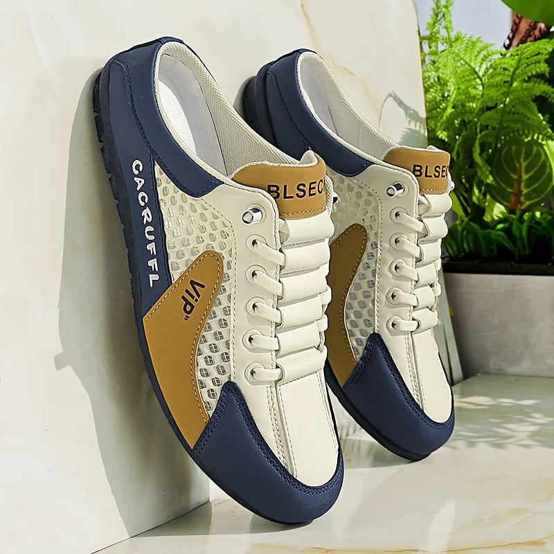 2025 New Men's Casual Slip-Ons - Durable, Comfortable, Breathable & Stylish Half-Slippers Main image