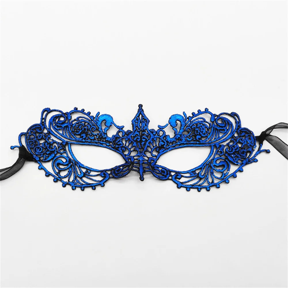 New Women Hollow Lace Face Mask Masquerade Sexy Cosplay Prom Party Props Costume Mask Nightclub Halloween Black Eye Mask
