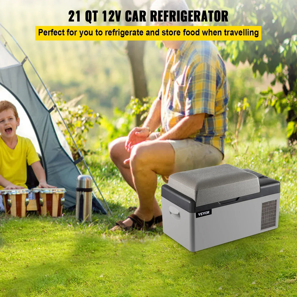 VEVOR 15L-55L portable small refrigerator car refrigerator car truck mini cooler, suitable for driving, traveling, and home use