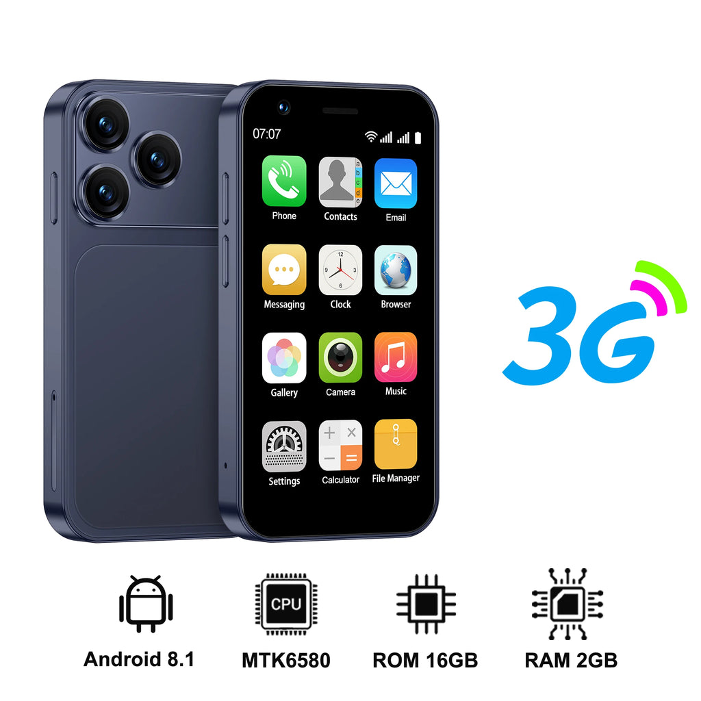 SERVO 18SE MINI 3G Pocket Smartphone Android System Google Play 16GB ROM 2MP Camera WiFi Super Small Smart Phones 2 SIM Standby