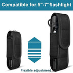 Flashlight Cover Case Flashlight Pouch LED Torch Cover LED Torch Nylon Protective Cover for Hunting Camping Outdoor Hiking