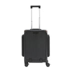Modern 20in PC Luggage Suitcase Aluminum Alloy Hard Shell Travel Suitcase with 4 Wheels 3-open Structure for Trips