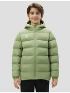 Kelme Children's Warm Cotton Jacket Winter Football Training Cotton Jacket Student Sports Down Jacket Coat