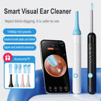 Wireless Ear Wax Removal with Camera Rechargeable Ear Cleaner 1080P Check Camera with Ear Spoon Set Canal Clean