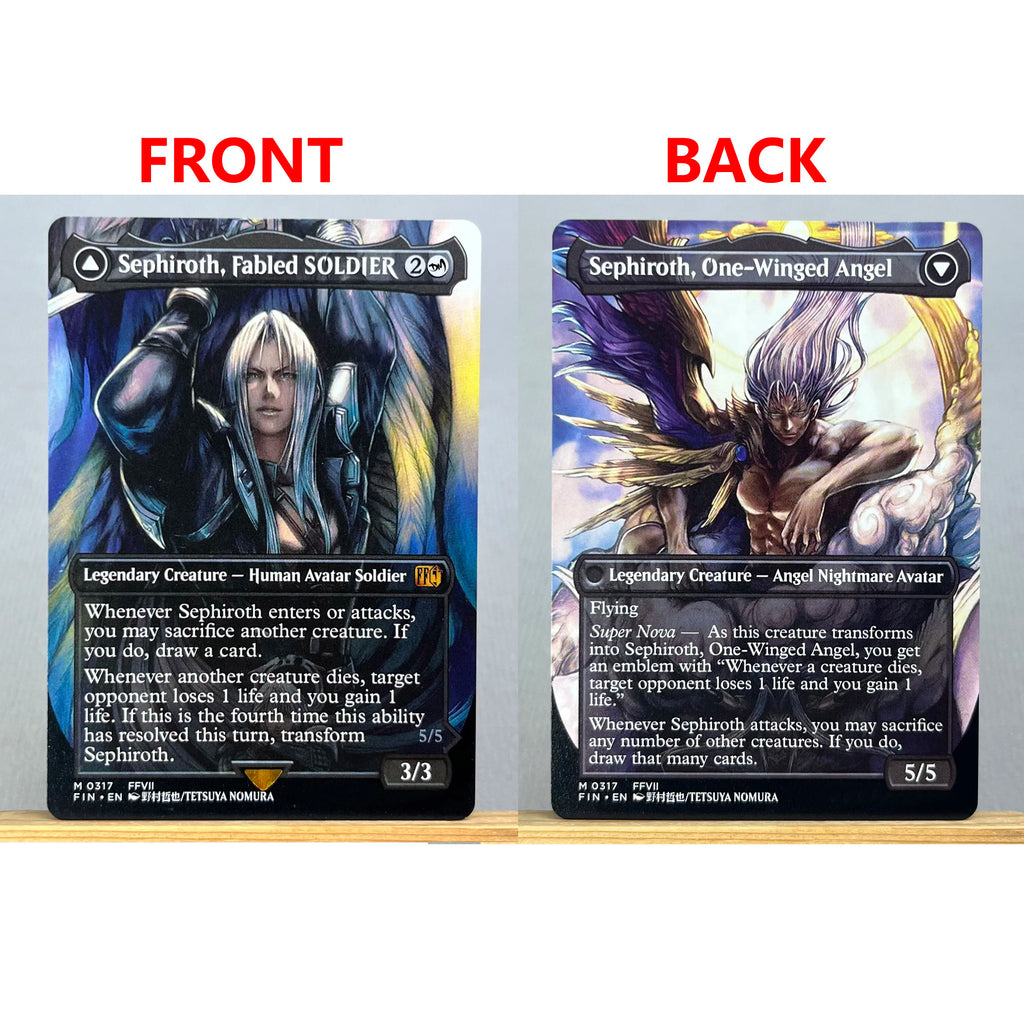 FIN PSS5 FCA HOLO14-001 Tcg proxy magical cards Sephiroth, Fabled SOLDIER Vivi Ornitier Cloud, Midgar Mercenary gathering