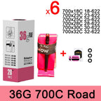 RideNow Bike TPU Inner Tube 700C 700x18 23 25 28 32 Ultralight 36g Road Bicycle Bike Camera Valve Length 35/45/65/85/100MM