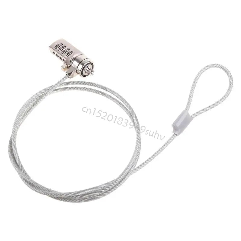 Laptop 4 Digit Combination Security Lock Cable Chain Anti-Theft Lock Replacement Q81E