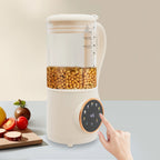 1.4L Nut Milk Maker Machine 1400ML Juicer Soy Milk Machine with 16 Blades for Homemade Plant Oats Almond Cereal Drinks