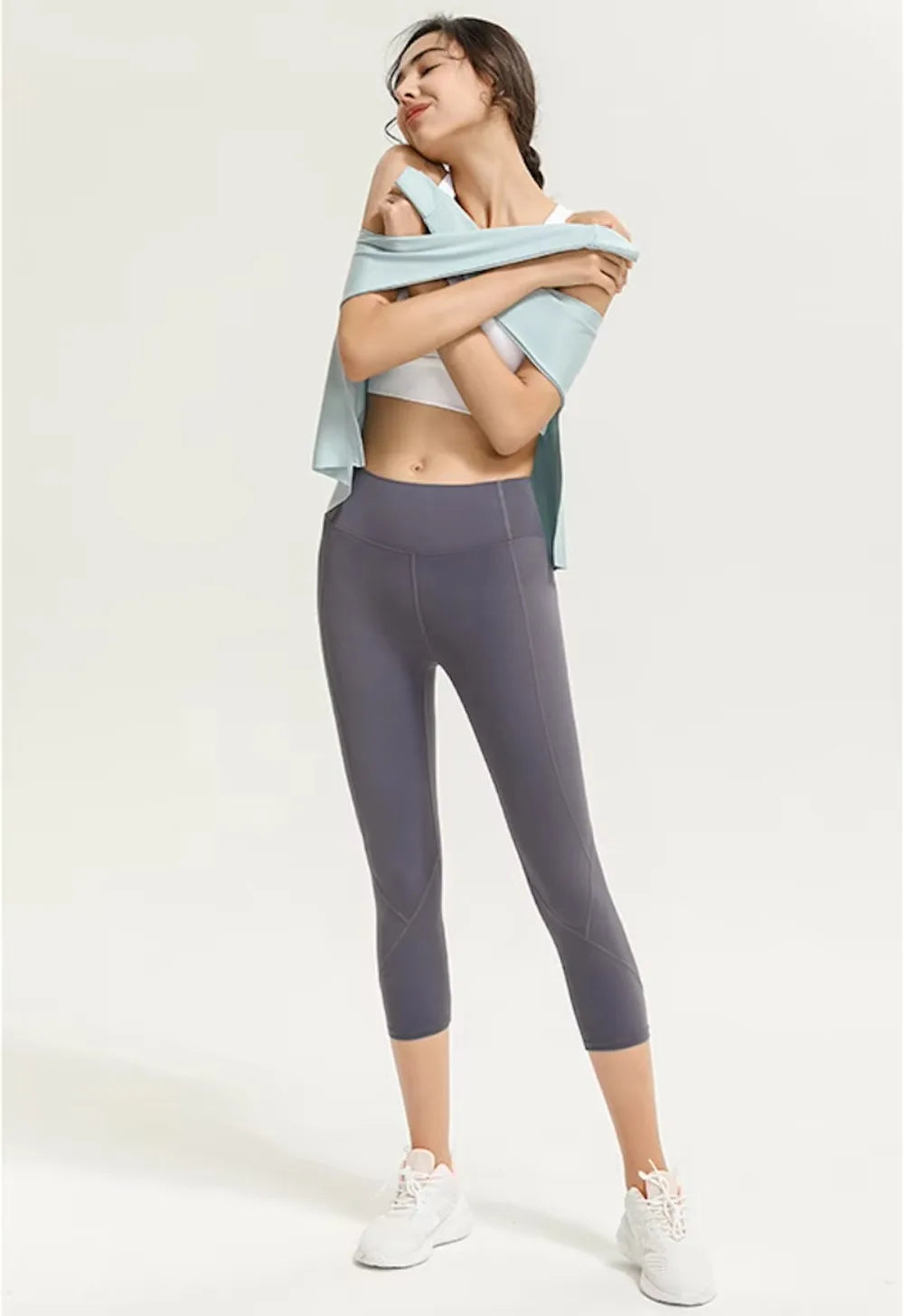 Gym Skirt Wrap Covering Buttocks Workout Fitness Wear Dance Ballet Skirts for Women Sport Yoga Dress Short Thigh Cover Skirt
