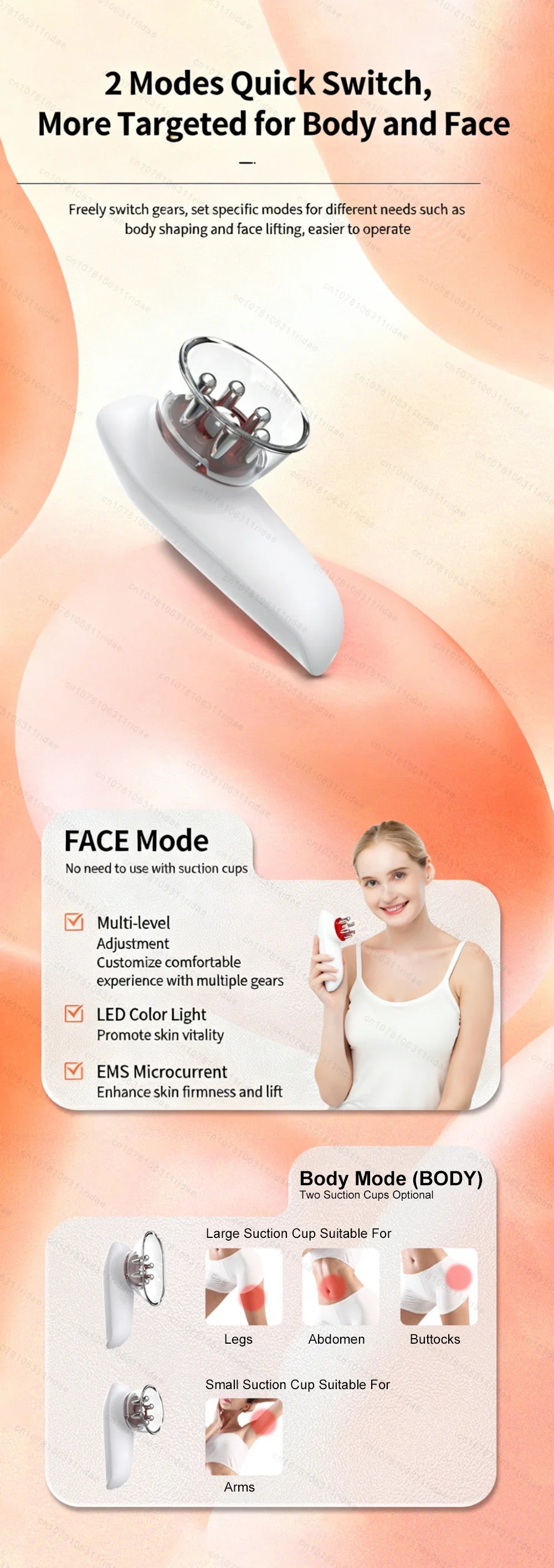 Electric Fat Cellulite EMS Removal Abdomen Massage Device Strong Suction Deep Tissue Body Sculpting Massager Tool Anti Cellulite