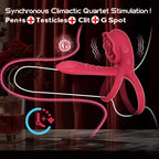 Rose Penis Ring Vibrator Female G-spot Clitoral Stimulation Male Ejaculation Delay Silicone CockRing Adult Sex Toy for Couples