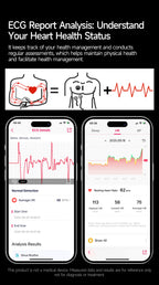 2026 New Accurate Body Health analysis Smart Watch Men ECG Blood lipids Uric acid Blood Pressure Body Fat Voice Call Smartwatch