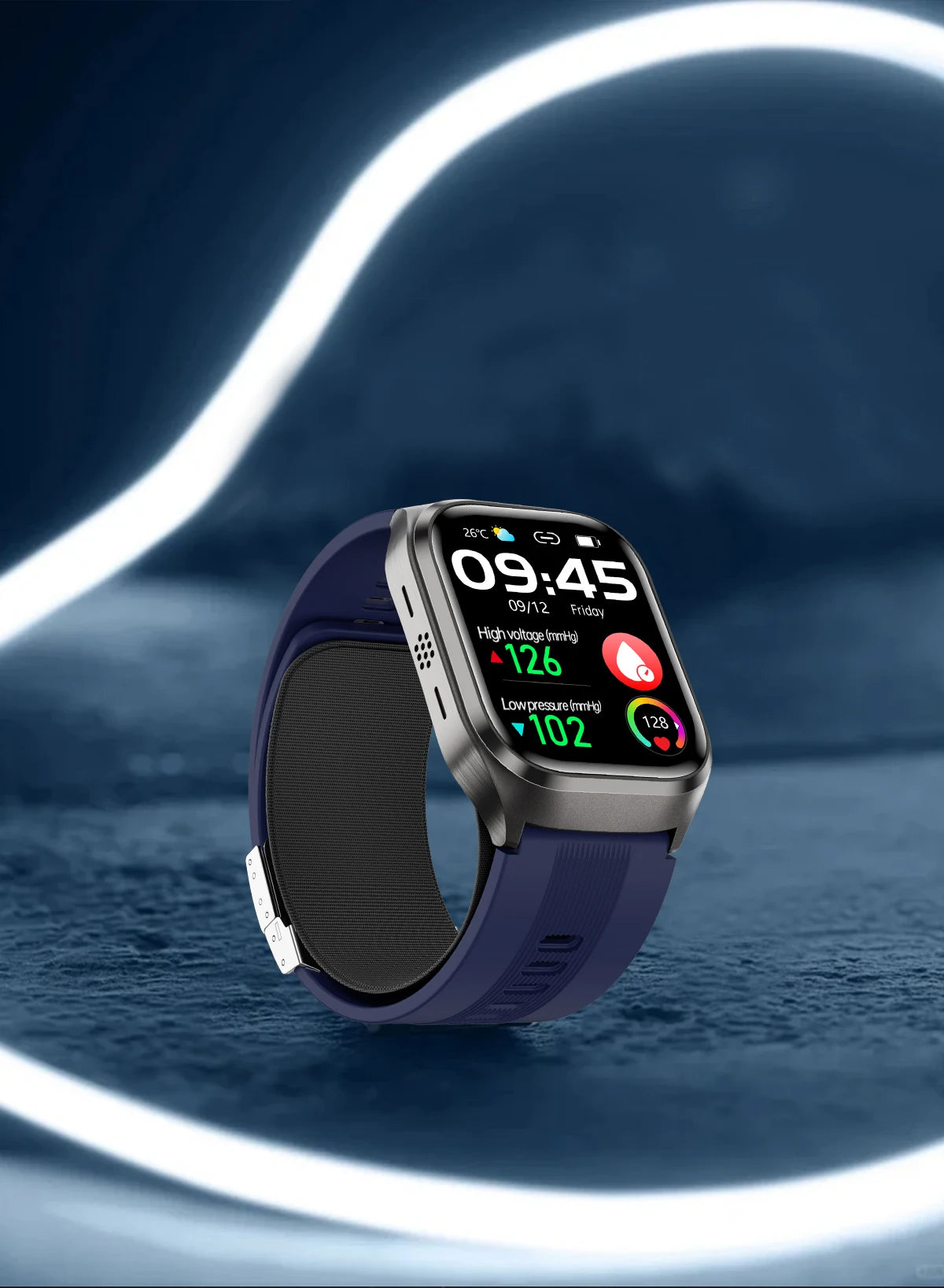 2026New Health Watch Blood Pressure Accurate Measure Smart Watches Men Uric Acid Blood Lipids waterproof Airbag Smartwatch Women