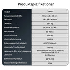 V5Pro Offroad E Scooter 10 Zoll ABE zertifiziert 500W 48V12.5Ah Geländereifen Dual Federung E Bremse Voltix APP Deutschland
