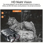 1080P Binocular Infrared Night-Visions Device 5X Binocular Day Night 850nm IR LED Photo Video Taking Digital Zoom for Hunt,Boat