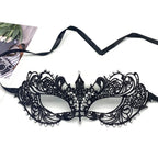 New Women Hollow Lace Face Mask Masquerade Sexy Cosplay Prom Party Props Costume Mask Nightclub Halloween Black Eye Mask