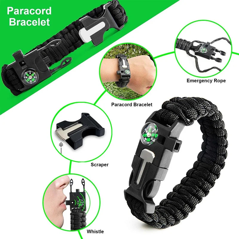 Outdoor First Aid Kits Multi-functional Survival Gear Emergency Supplies Kit Trauma Bags Camping Hiking Hunting Adventures Bag