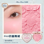 Flower Knows The Sweetie Bear Collection Satin embossed blush Lasting Matte Puffing Natural Brightening Facial Cosmetics 5g